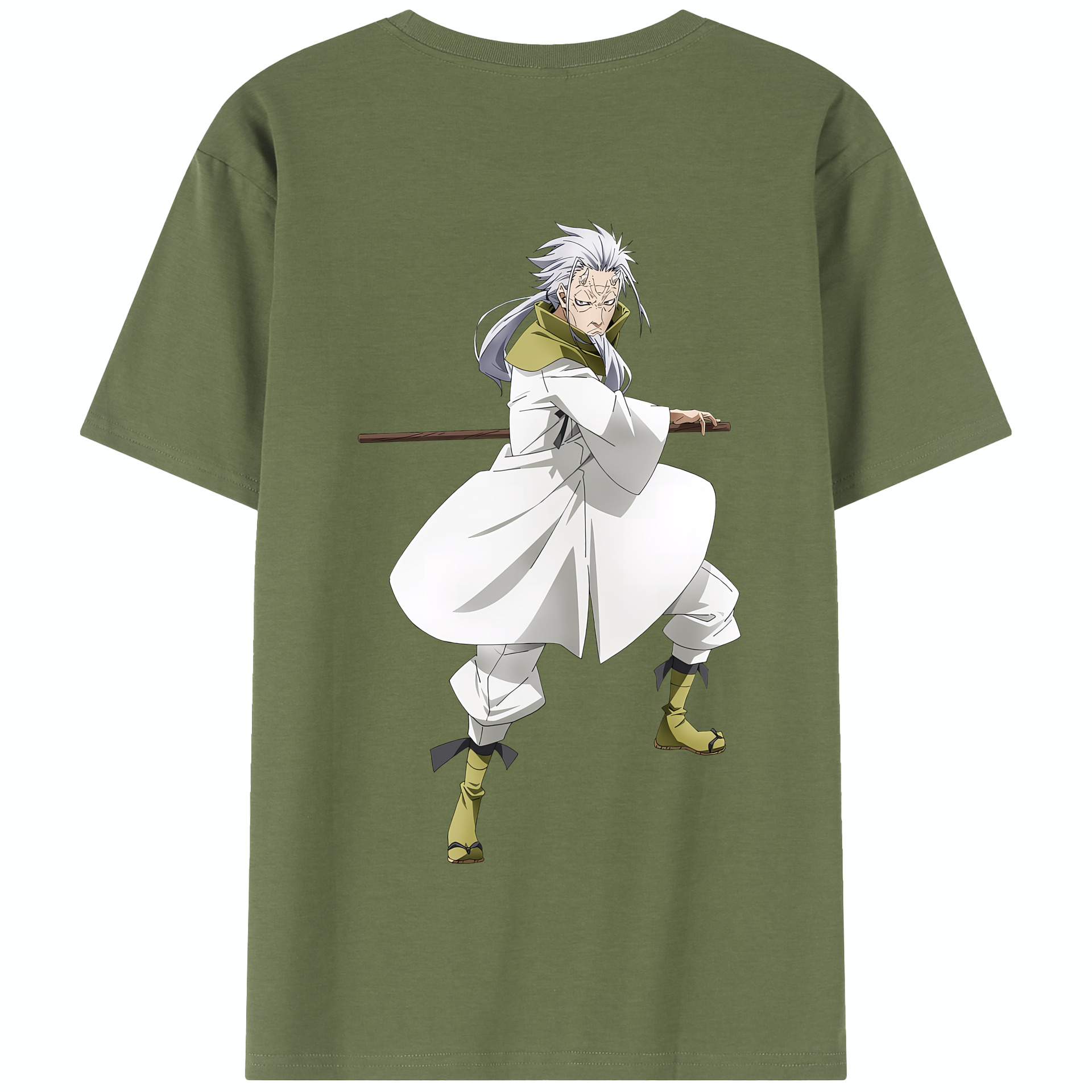 （画像用） 転スラ Regarding Reincarnated to Slime 綿100％半袖Tシャツ（背面プリント）